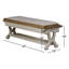 Banc de chambre Harlowe