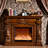 Brown Solid Wood Electric Fireplace-149958894