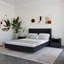 Ensemble de chambre à coucher avec lit plateforme 4 pièces Sager-249502347-249502349