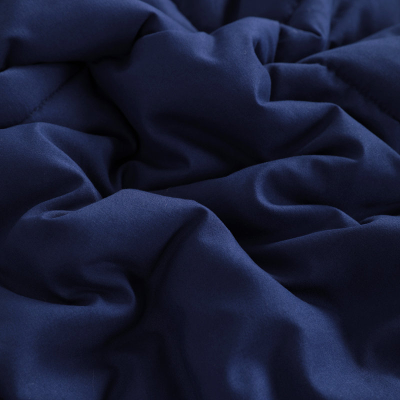 Polyester Comforter, Twin Comforter, Navy Blue