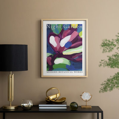 " Night Garden Exhibition Posters IV "