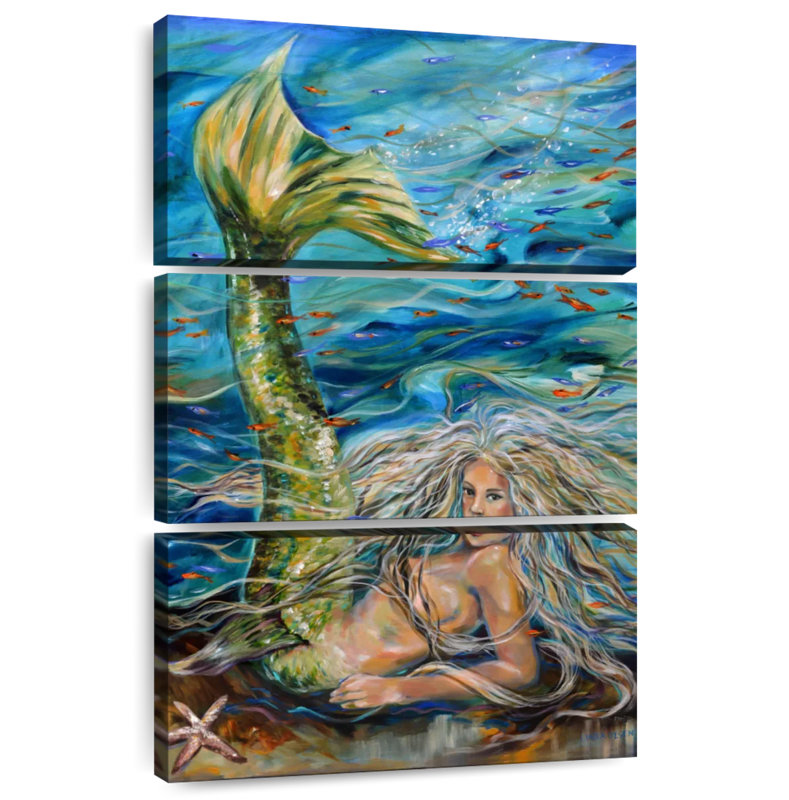Kelan Free Spirit Mermaid, H 74 po x l 48 po