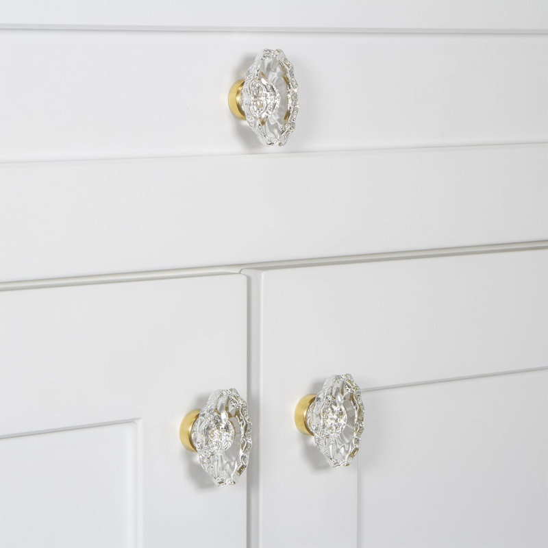 Biarritz Oval Knob, Lifetime Brass
