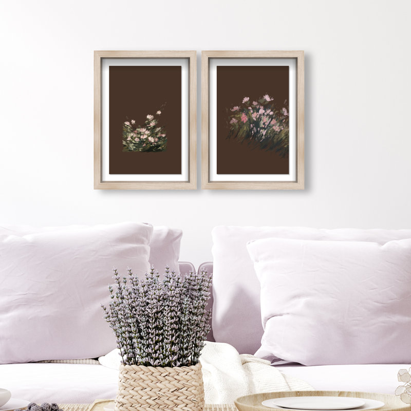 Secret Garden Set Set by Oliver Gal, 11.5"H x 16.5"W, Natural Oak Shadowbox