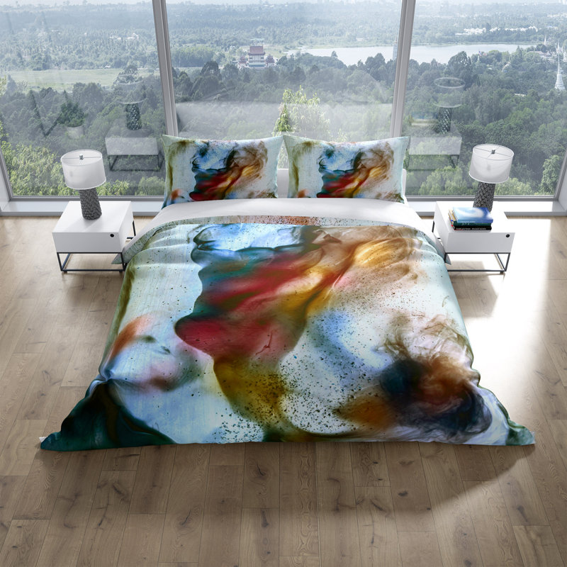 Polyester Duvet Cover, Queen Duvet Cover + 2 Shams