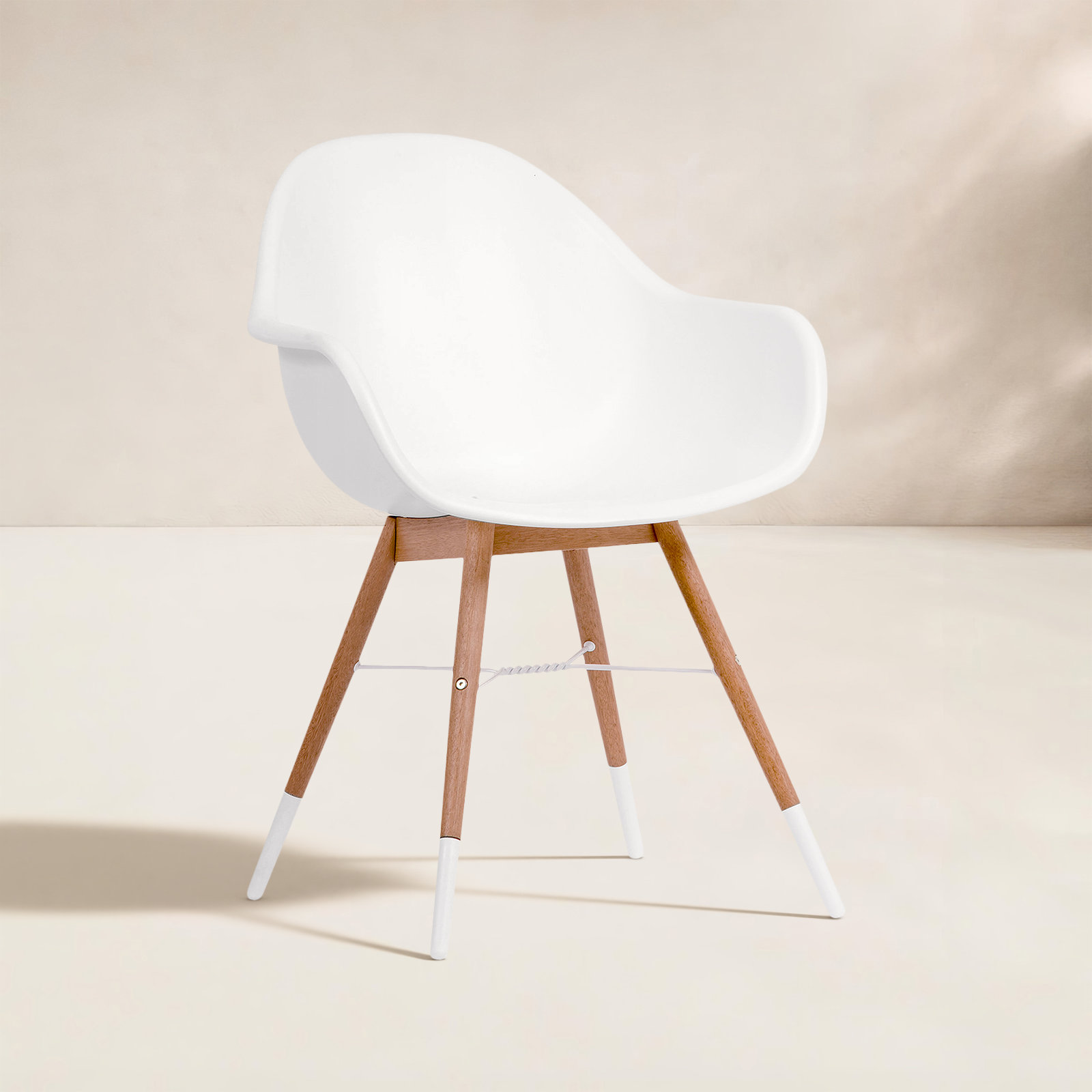 Alyisa Eucalyptus Patio Armchair, Light Teak