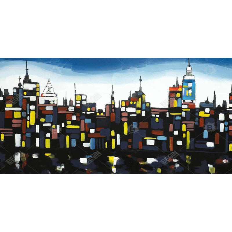 Colorful Buildings - Building Cities Canvas for Home Decor