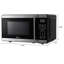 Micro-ondes Avanti 0,7 pi³ Noir/Argent 700 W-136079160