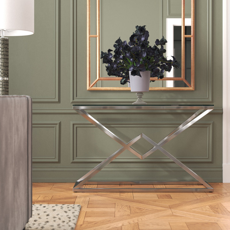 Console 47,25 po Bashaw, Argent