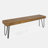 Picnic Bench,industrial wood and metal bench -1531135419