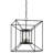 Ennis 4 - Light Wrought Iron Dimmable Lantern Square / Rectangle Chandelier