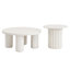 Ensemble de 2 tables basses modernes VIBE HAUS (table incluse seulement)
