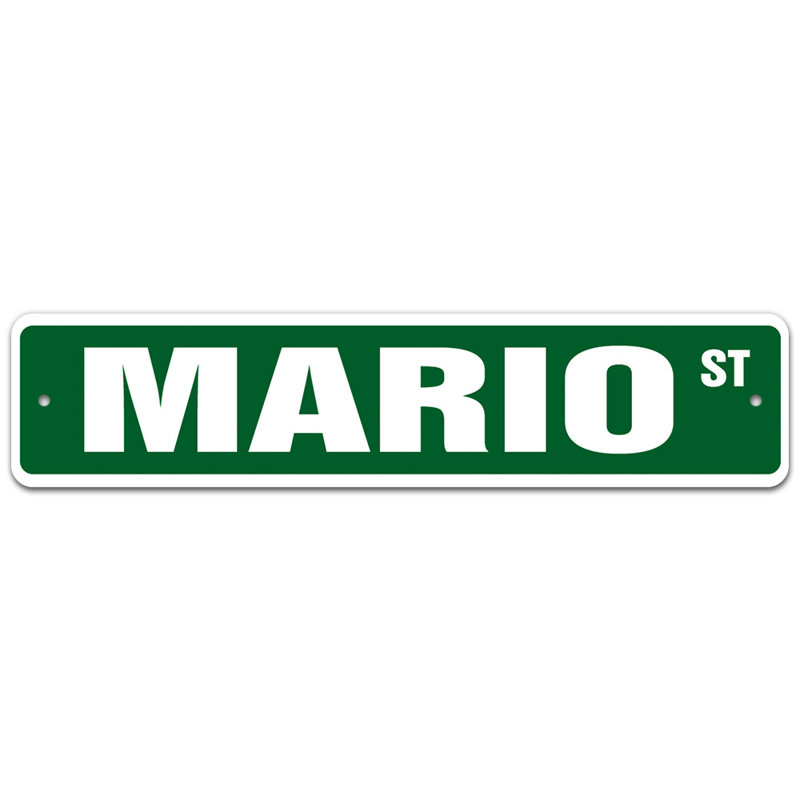 Plaque de rue Marmie, H 4 po x l 18 po x P 0,1 po