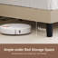Modern Linen Upholstered Bed Frame with USB Charging Station-1389968933-1389968935