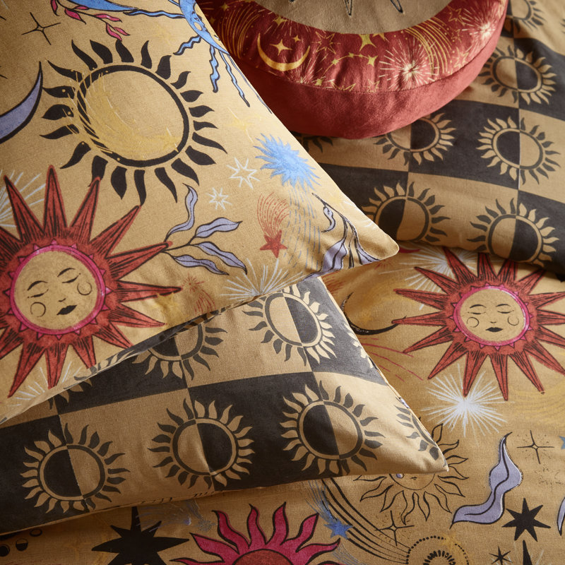 Ethereal Star Abstract Duvet Cover Set with Pillowcases Included, Double Duvet Cover + 2 Standard Pillowcase