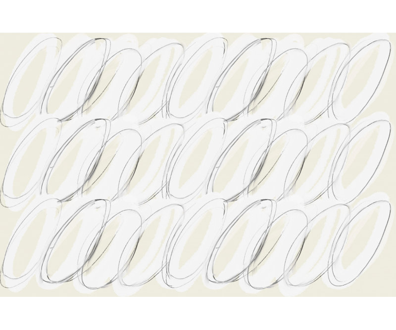 Ethereal Ovals Dance Print by Other Artist, 18 × 12, Framed Canvas, Black