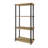 Easy Twist Assembly 4-Tier Multipurpose Shelf In Natural Oak-124628693