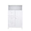 Bathroom Standing Storage Cabinet With 3 Drawers And 1 Door-White