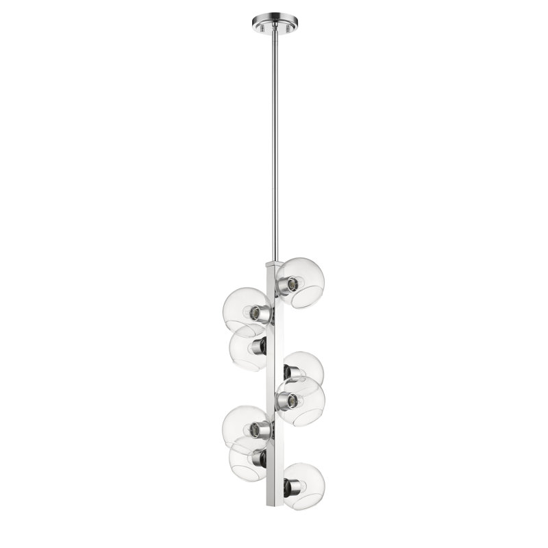 Lustre géométrique unique à 8 lumières Gaines