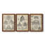 «Vintage Architects Plan I», ensemble de 3 impressions sur toile encadrées-72804321-72804323