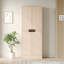 Garde-manger autoportant de 71 po de hauteur, armoire à 4 portes avec tablettes réglables, huche de cuisine pour la cuisine et la salle à manger, chêne-905410551