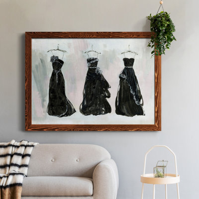 Noir et bling I - peinture encadrée