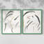 Série ABSTRACT DCCDXII - reproduction encadrée de qualité supérieure - prête à être accrochée - aucun clou requis - aucun clou requis-108030224-108030218