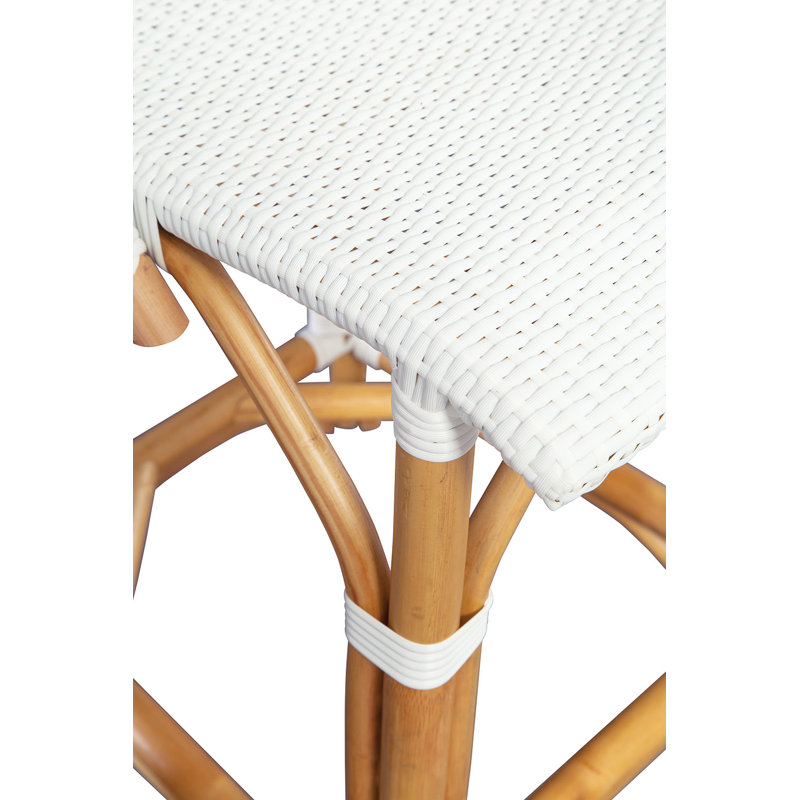 Tabouret de bar 30 po Wileen, Blanc, Counter Stool (26.5" Seat Height)