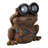 12" Frog With Solar Goggles, Multi