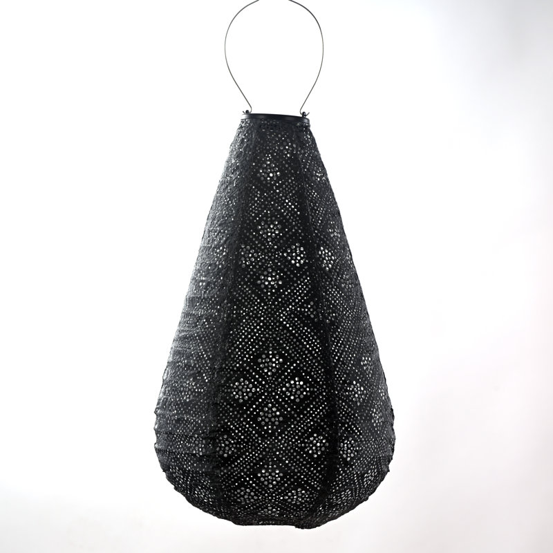 Connorville 33cm Solar Powered Integrated LED Outdoor Lantern
