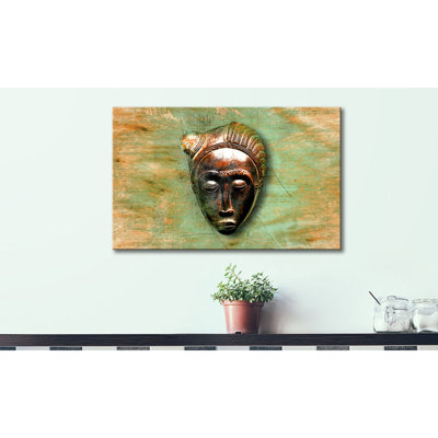 African Woman - Wrapped Canvas Print