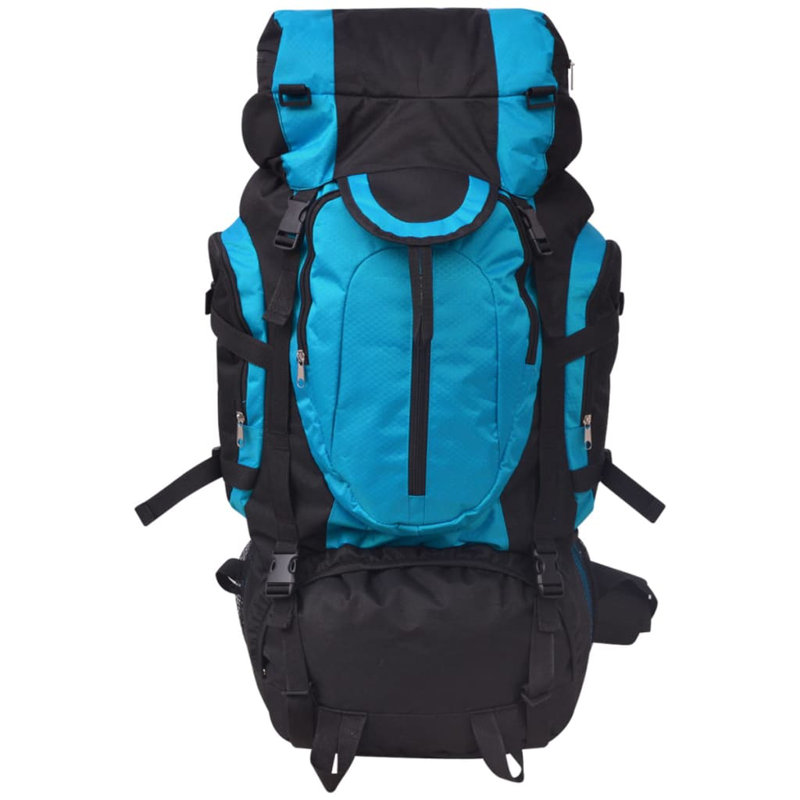 Aadilynn Travel Hiking Camping Backpack Rucksack Luggage Bag Fabric XXL 75 L, Blue