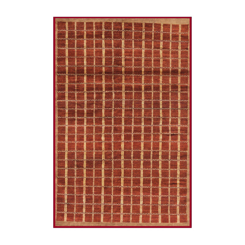 Tapis abstrait moderne 8, Tapis de couloir 2 pi x 5 pi