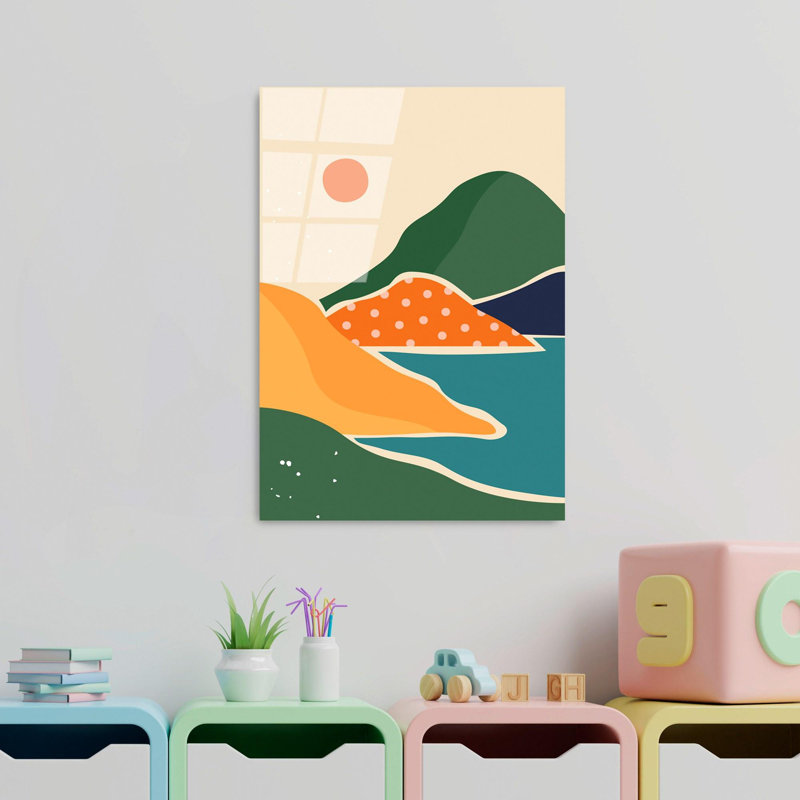 Boze 1 Piece Wall Art on Glass