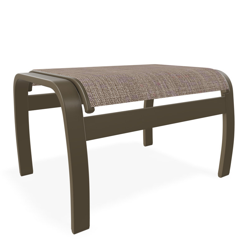 Repose-pieds Belle Isle, Bois de plage, Fenouil Augustine Sunbrella®