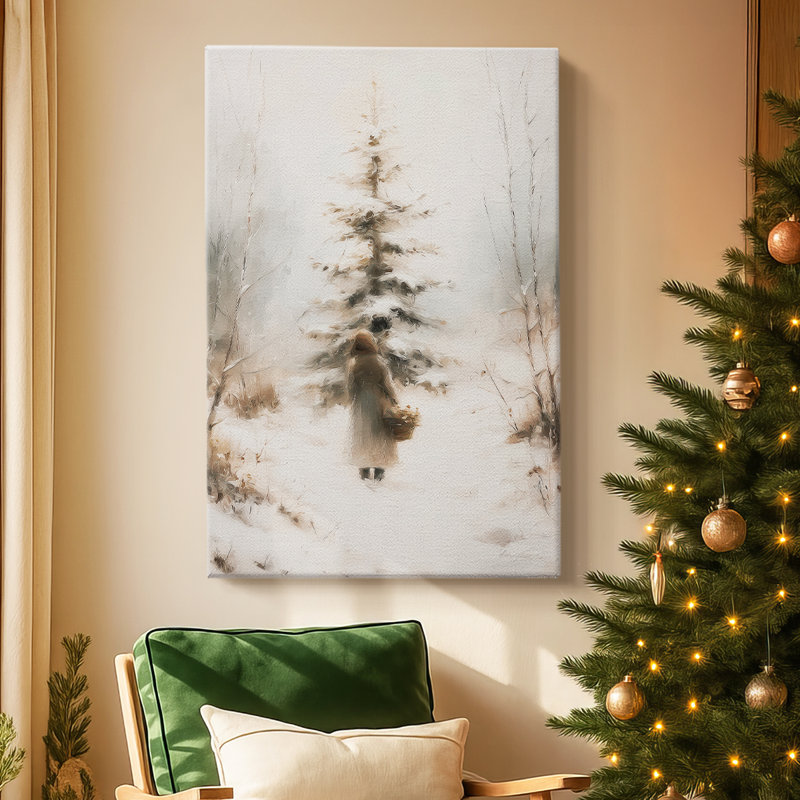 Twilight of Pearled Mistletoe-Premium, toile tendue avec châssis, H 18 po x l 12 po