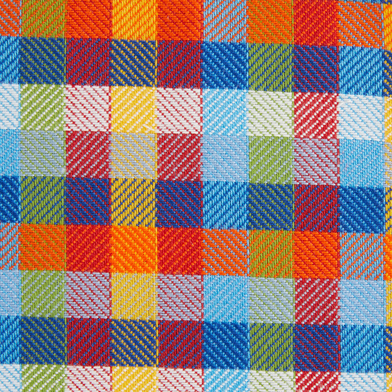 Coussin décoratif intérieur / extérieur Plaid Sunbrella®, 12 po x 24 po