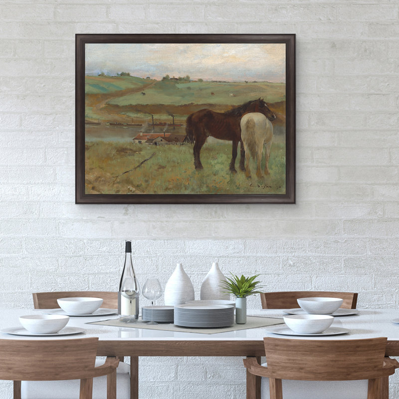 Chevaux dans un pré