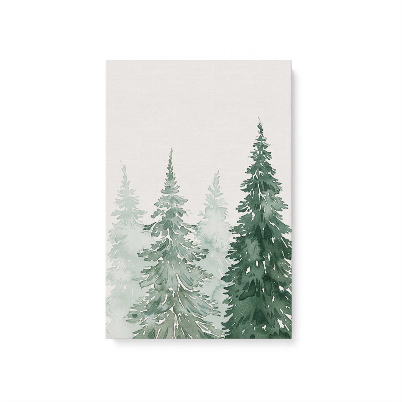 «Whispering Spruce Shadows I», toile tendue, H 36 po x l 24 po