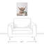 Vache au bureau, impression sur toile-117529633