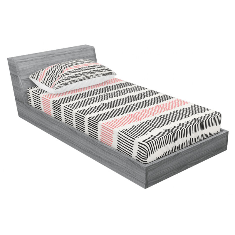 Microfiber Sheet Set, Twin Sheet Set with Fitted Sheet