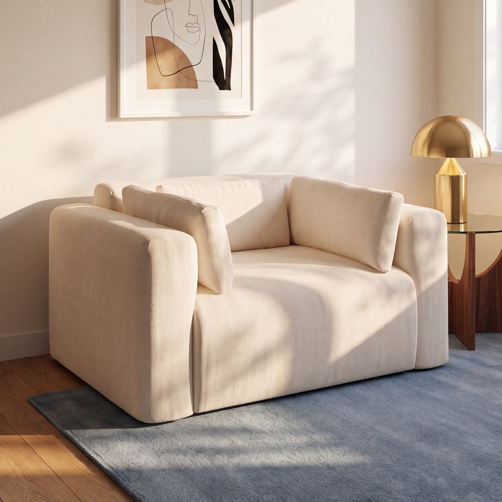 Freddie Armchair, Beige