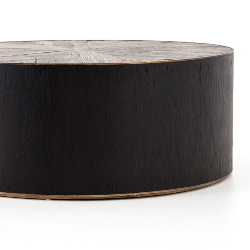 Perry Solid Wood Coffee Table, 15.5" H x 40" L x 40" W