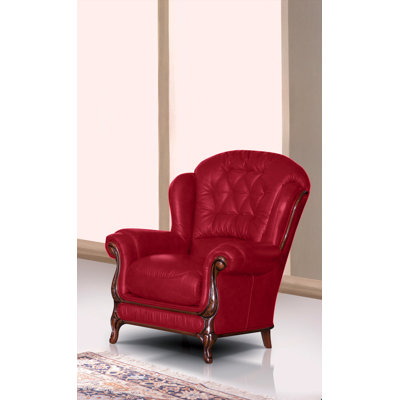 Breedlove Faux Leather Armchair