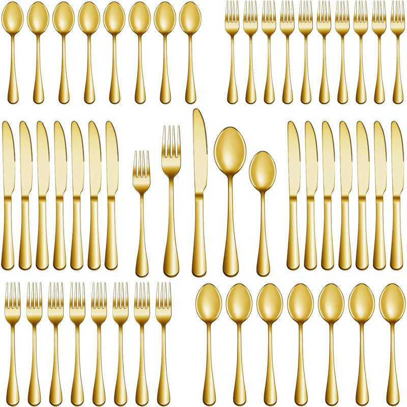 Mercer41 Joncarlo Stainless Steel Flatware Set - Service for 8