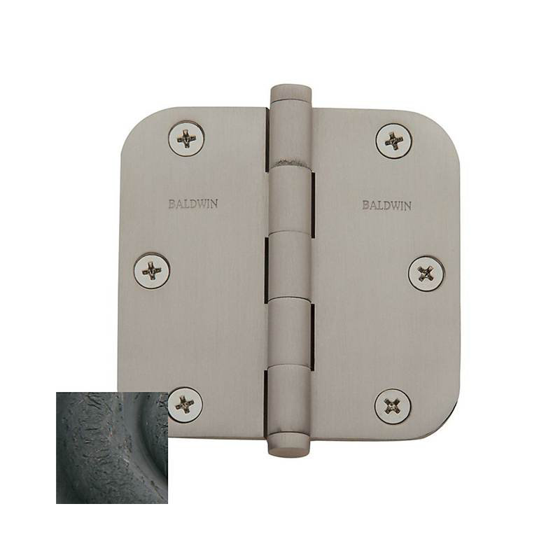 3.5" H × 3.5" W Butt/Ball Bearing Single Door Hinge, Lifetime Satin Nickel
