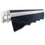 Dakota Fields 250cm W x 200cm D Fabric Blue Cover Retractable Patio Awning