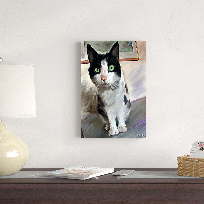 Jolie fille chat, H 18 po x l 12 po x P 1,25 po