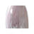 Iridescent Glass Accent Table with Artistic Design and Sturdy Base.