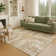 Machine Washable Indoor/Outdoor Bourkelands ACN2334 Floral Rug